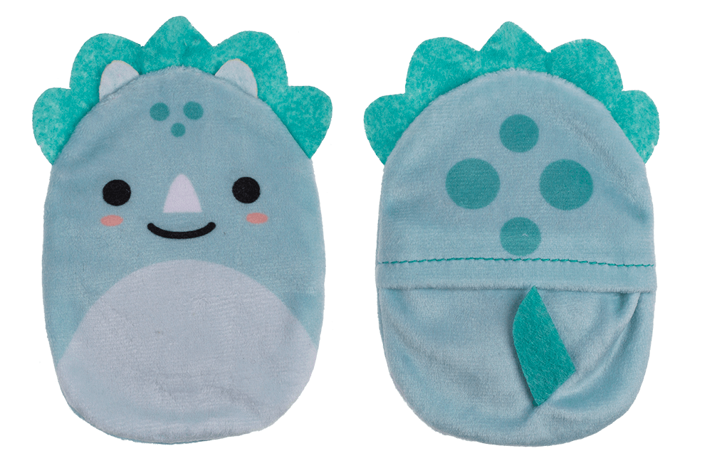 Hand warmer with plush cover,