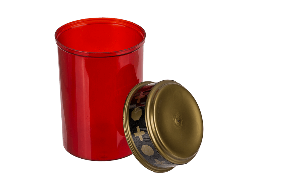 LED grave light, red,