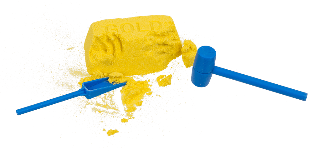 Excavation set, Gold Hunter, with 1 Hammer,