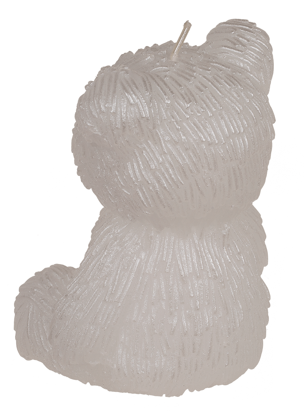 Candle, teddy bear, ca. 8 x 7 x 10,5 cm,