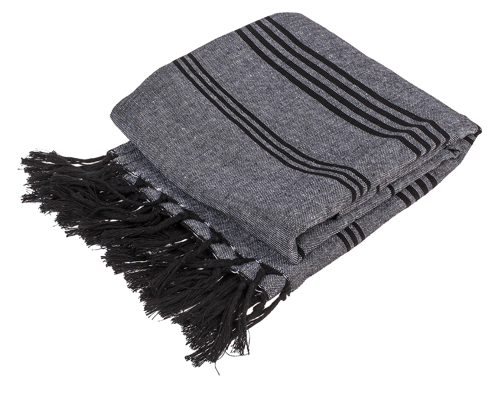 White/black coloured Fouta Towel