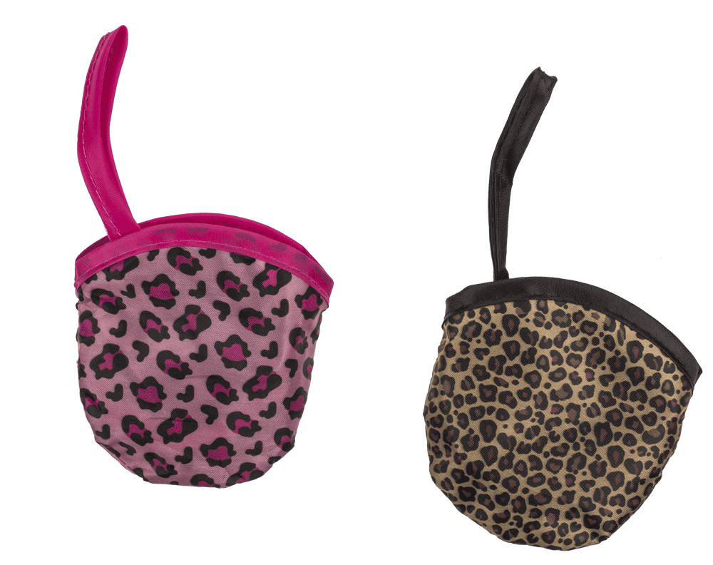 Foldable pocket fan, Leopard,
