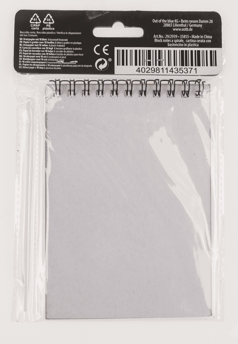 Spiral bound notepad, scratch paper, Colourful,