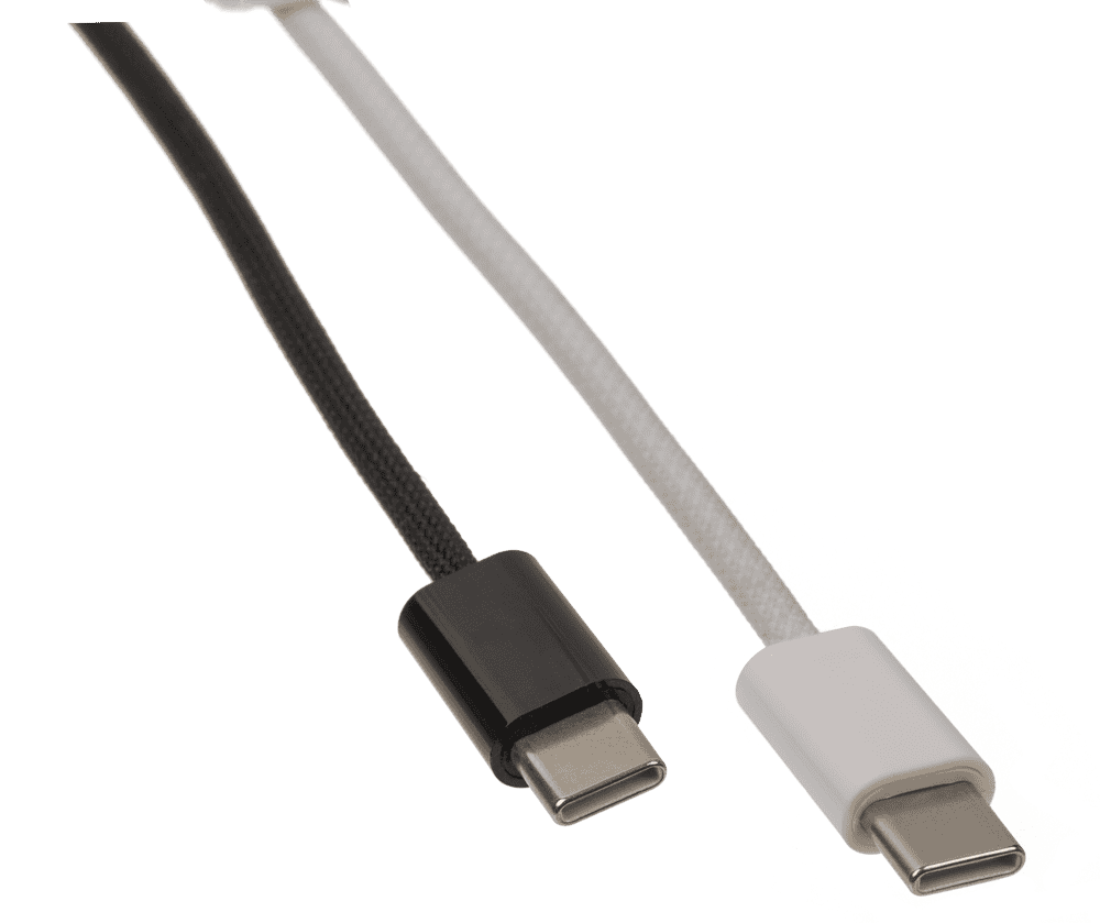 USB-C to USB-C fast charging and data cable, 1 m.,