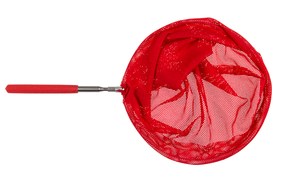 Extendable Hand Net with rubber handle,