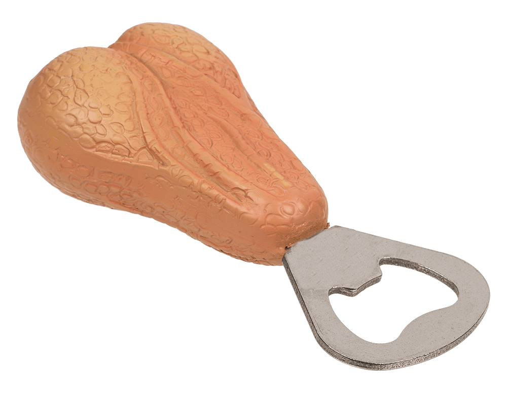 Metal bottle opener, Testicle,