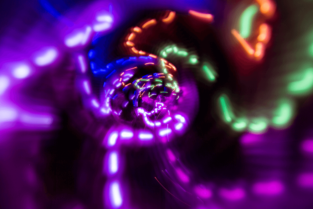 Fidget Pop Tube with LED, approx. 20 cm,