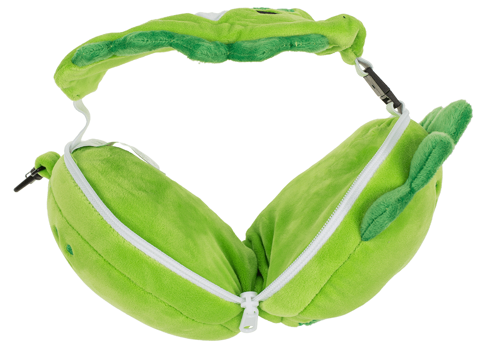 Kids Plush travel pillow with eye mask,