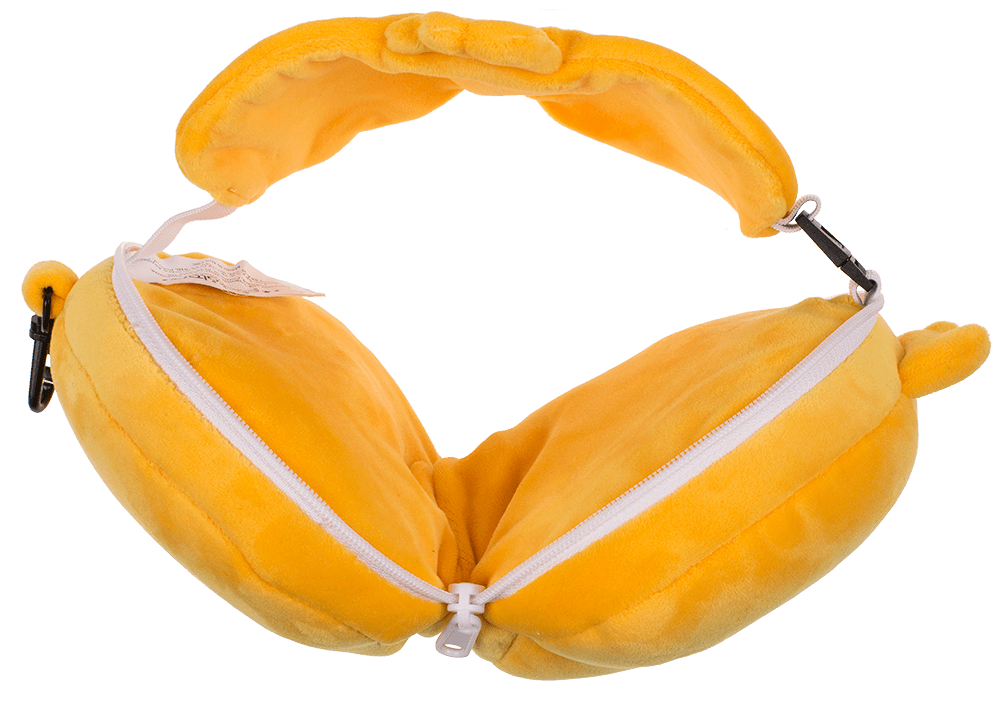 Kids Plush travel pillow with eye mask,