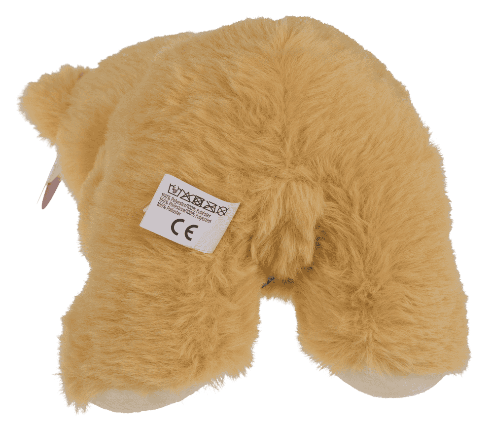 Plush Bear with Rose, 18 cm,