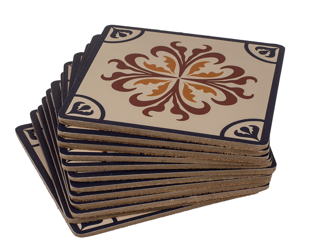 Cork Coaster, Mosaic,