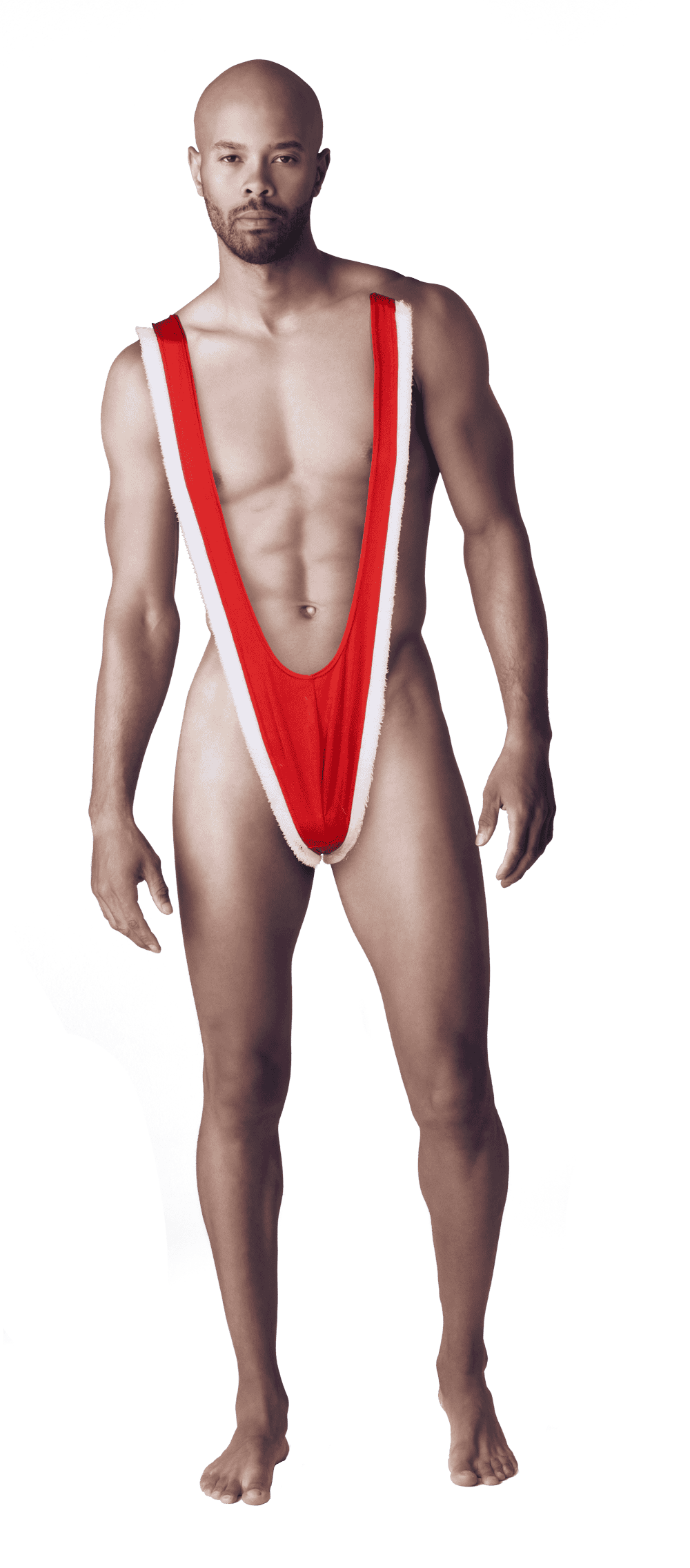Man Swimsuit, Christmas Mankini,