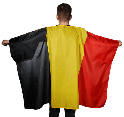 Fan cape, Belgium flag,