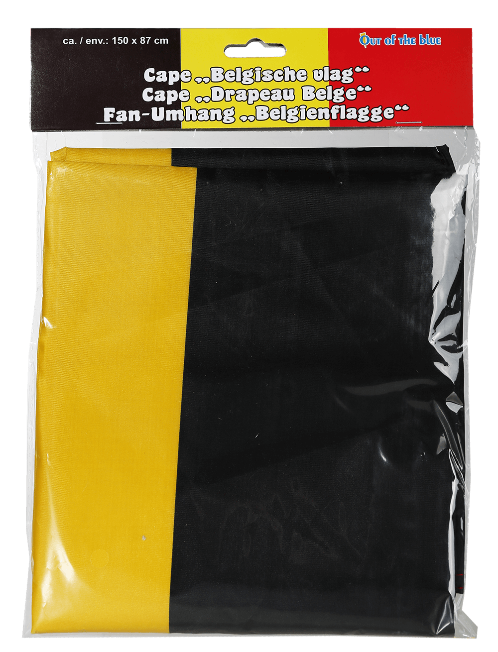 Fan cape, Belgium flag,