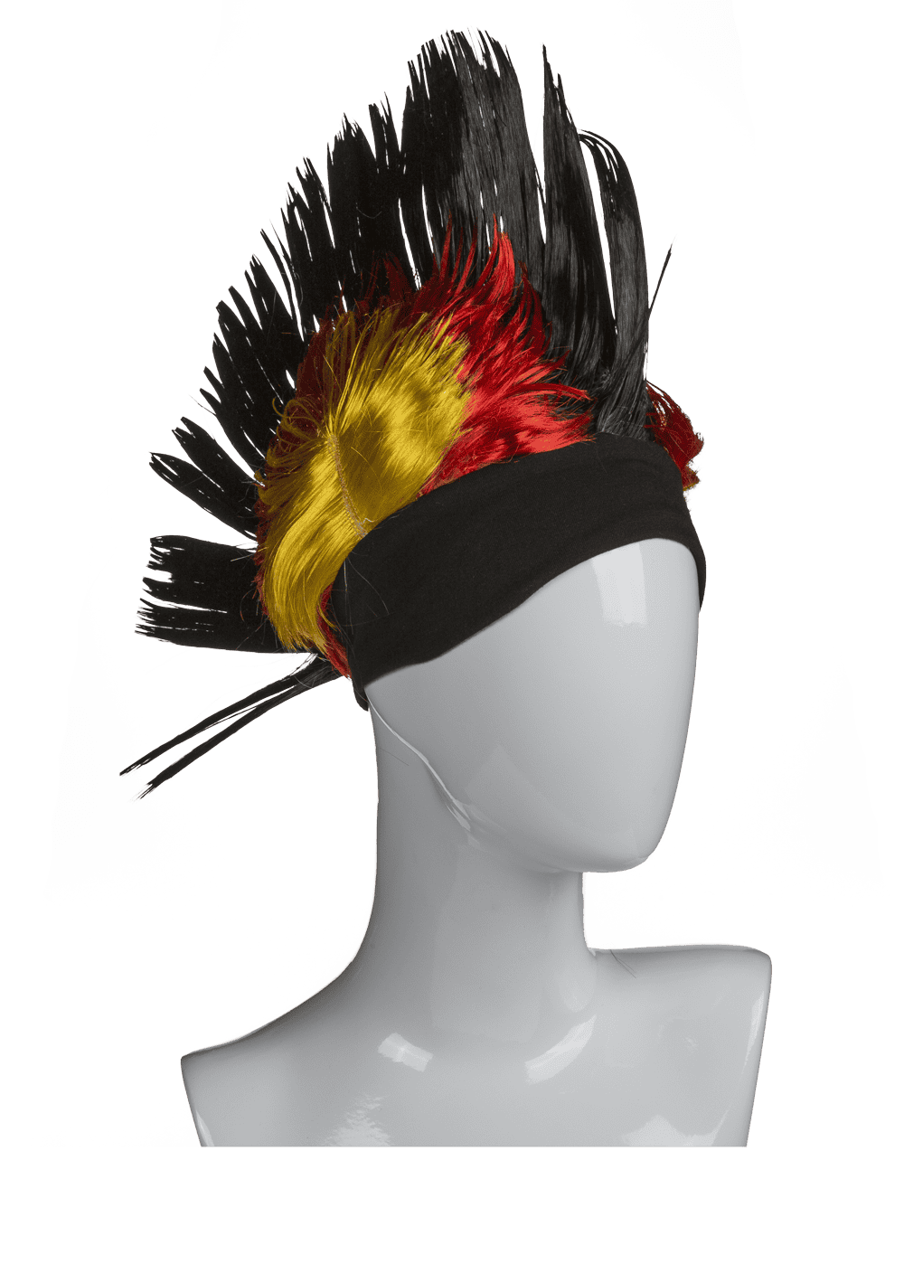 Mohican wig, Germany flag,