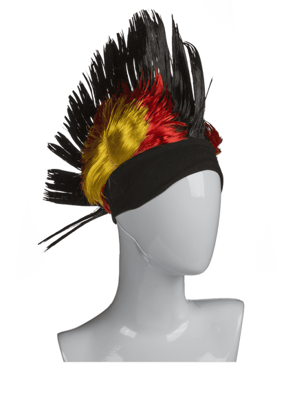 Mohican wig, Germany flag,