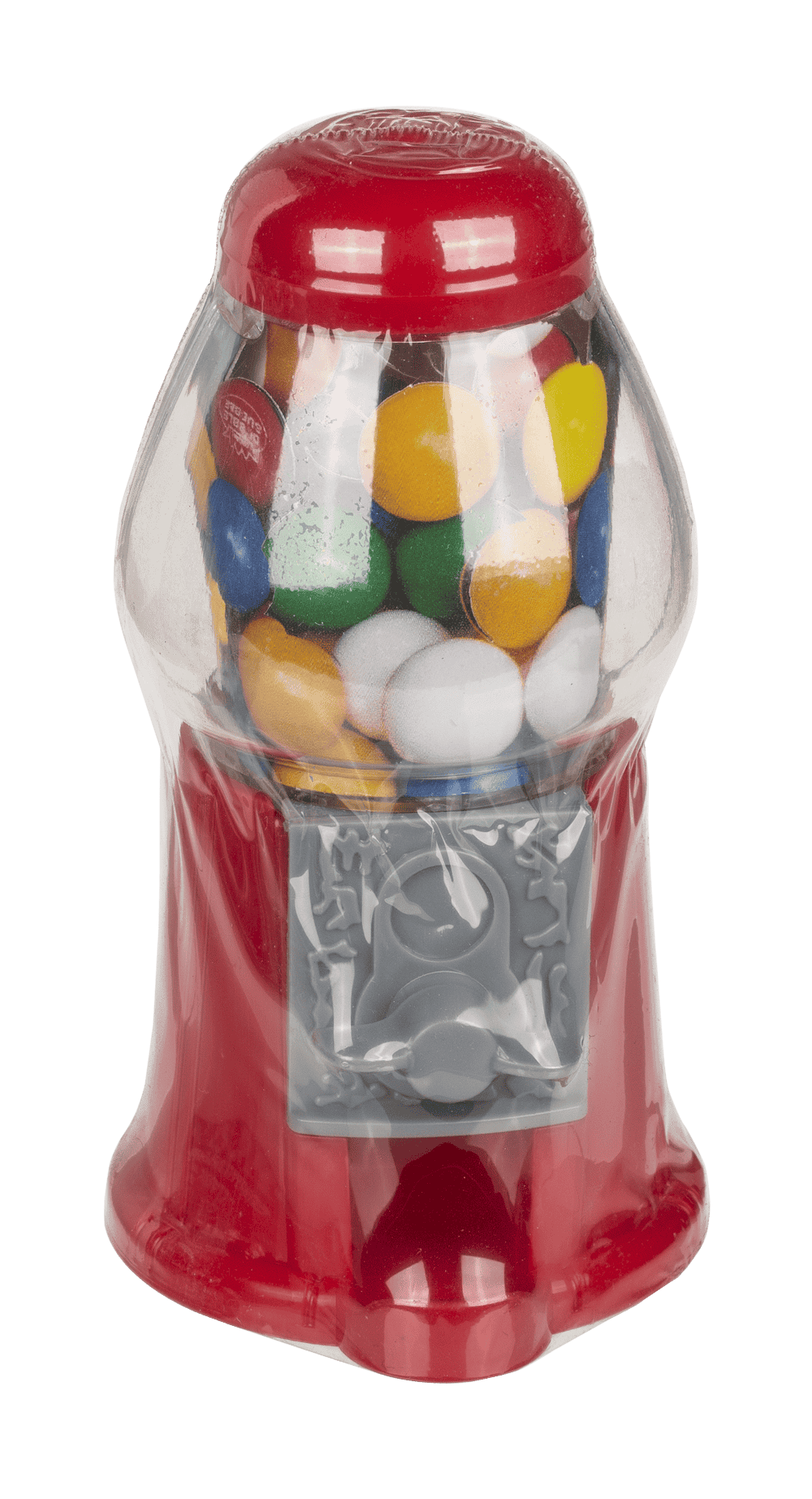 Red Gumball Machine, with ca. 25 g chewing gums,