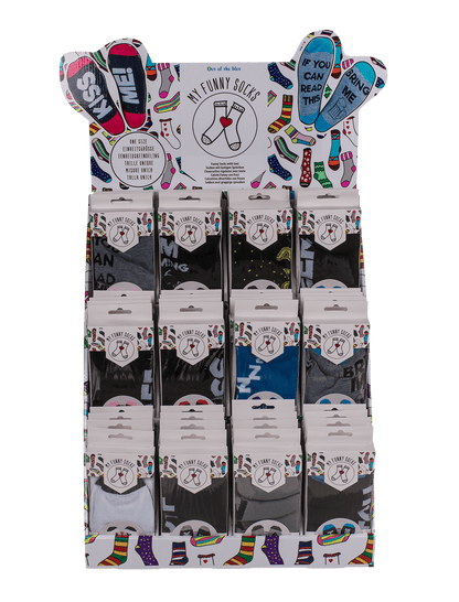 Funny Socks with Text, one size,