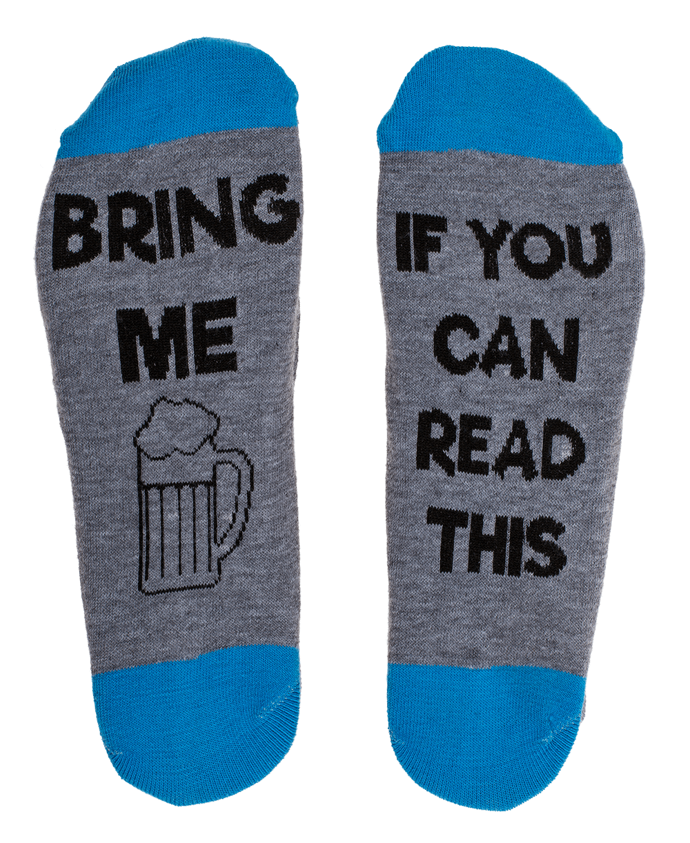 Funny Socks with Text, one size,
