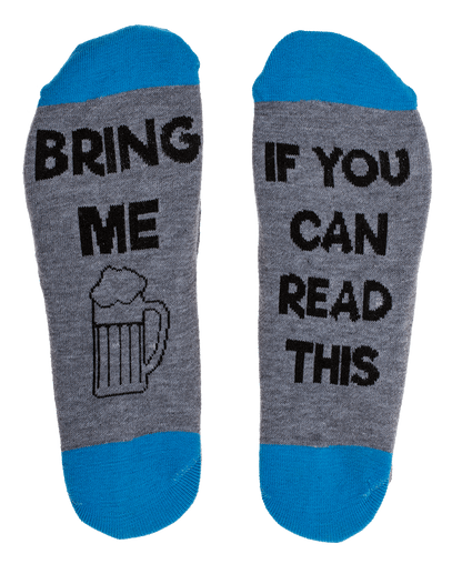 Funny Socks with Text, one size,