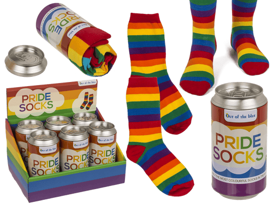Socks, Rainbow, one size, 80% cotton,