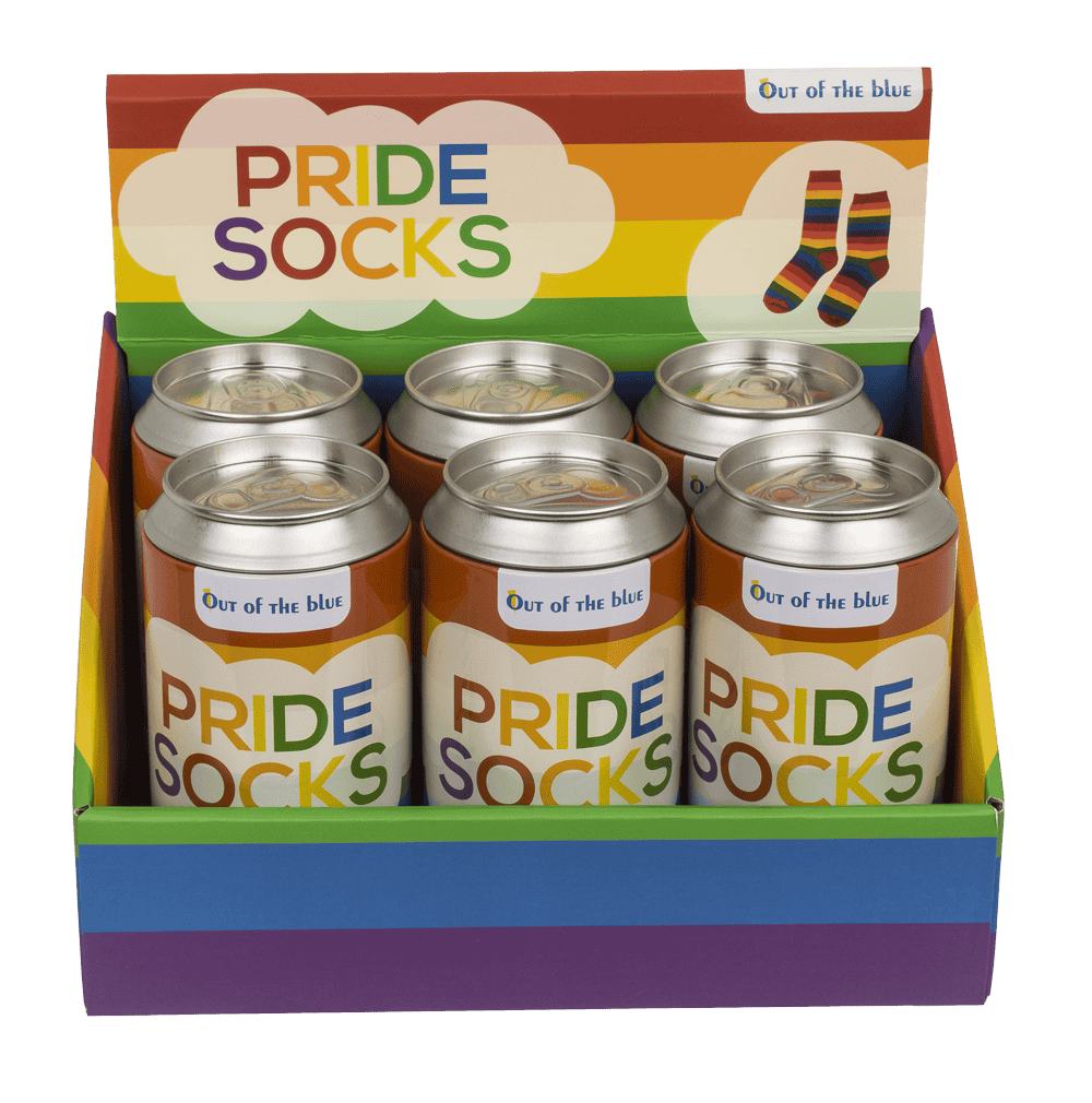 Socks, Rainbow, one size, 80% cotton,