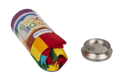 Socks, Rainbow, one size, 80% cotton,