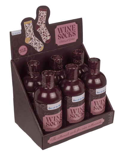 Socks, Wine, one size,