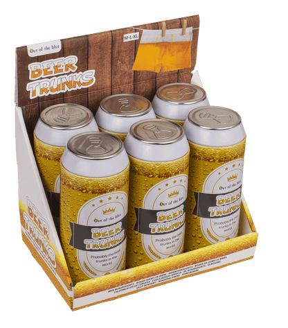 Beer Trunks in Tin, 3 sizes ass., (2xM, 3xL, 1xXL)
