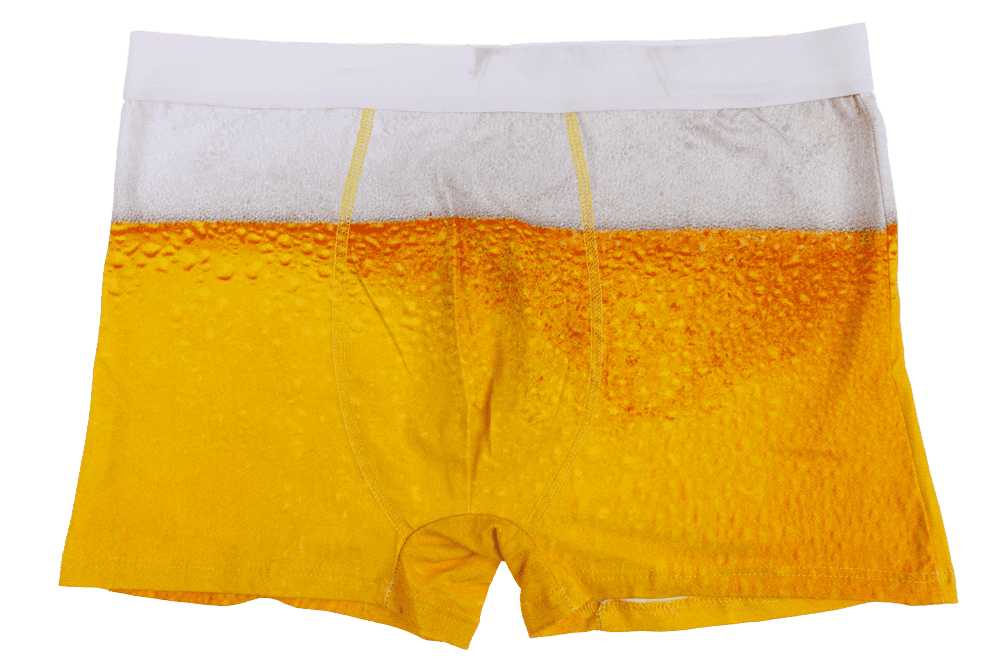 Beer Trunks in Tin, 3 sizes ass., (2xM, 3xL, 1xXL)