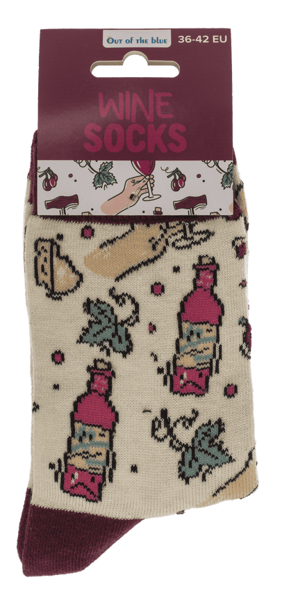 Socks, Wine, size 36-42,