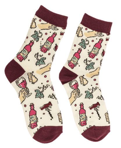Socks, Wine, size 36-42,