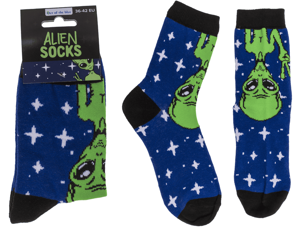 Socks, Alien, size 36-42,
