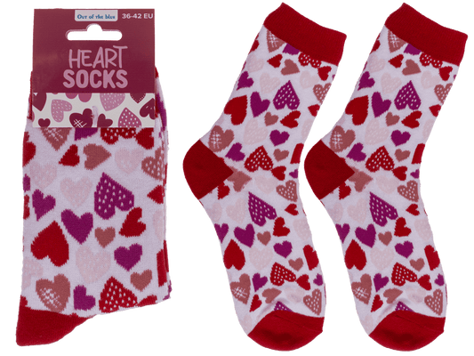 Socks, Hearts, size 36-42,
