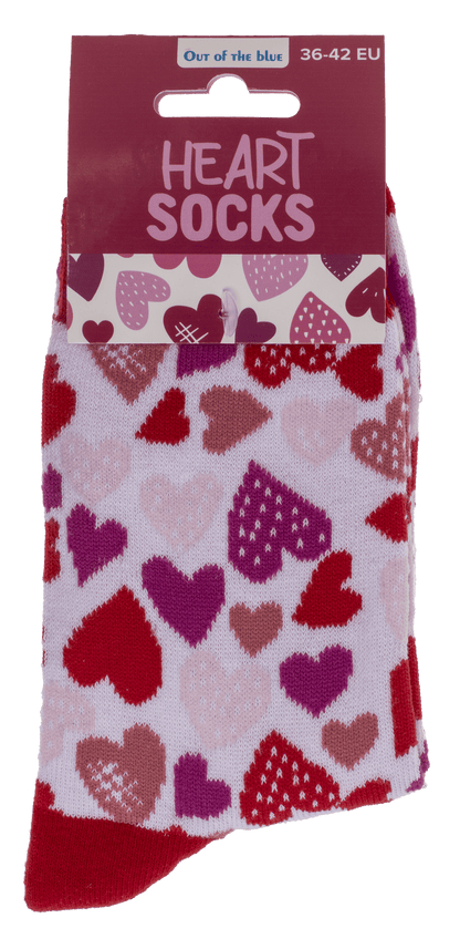 Socks, Hearts, size 36-42,