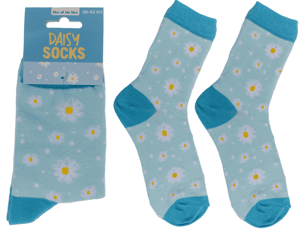Socks, Daisy Flower, size 36-42,