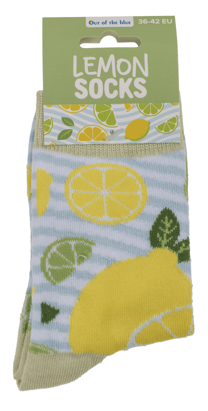 Socks, Lemons & Limes, size 36-42,