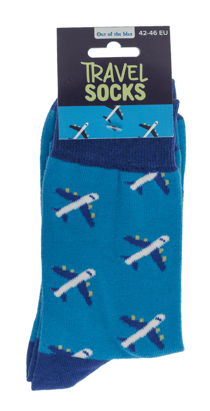 Socks, Airplane/Travel, size 42-46,