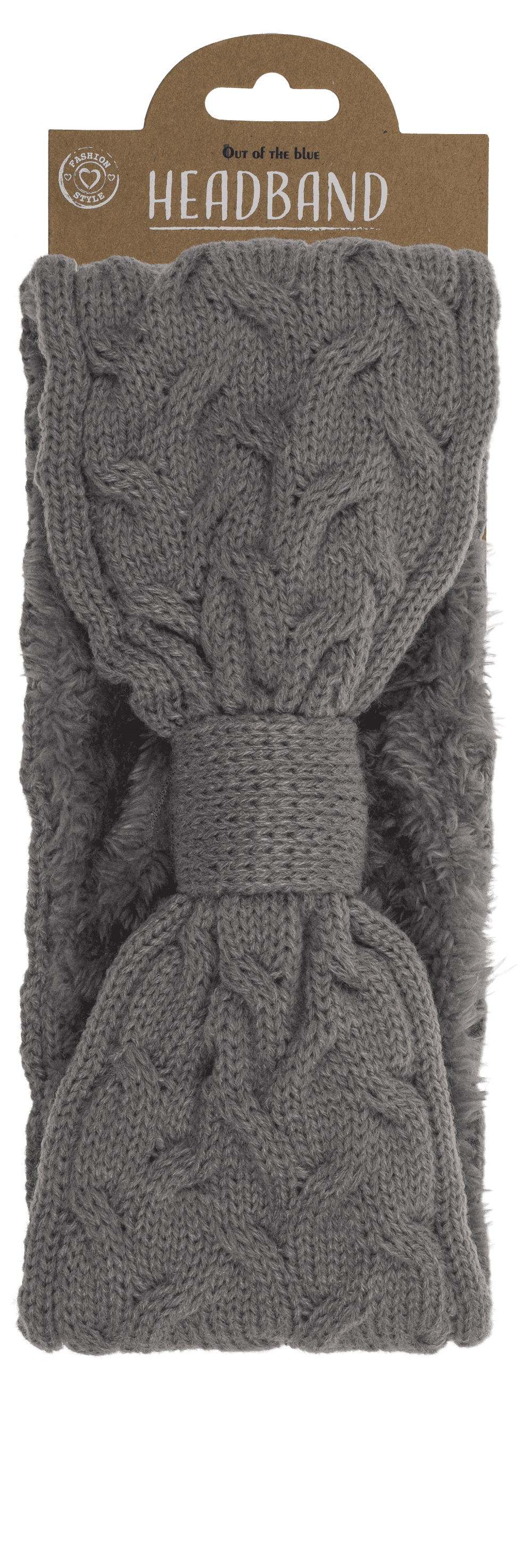 Winter ladies headband, with inner lining,