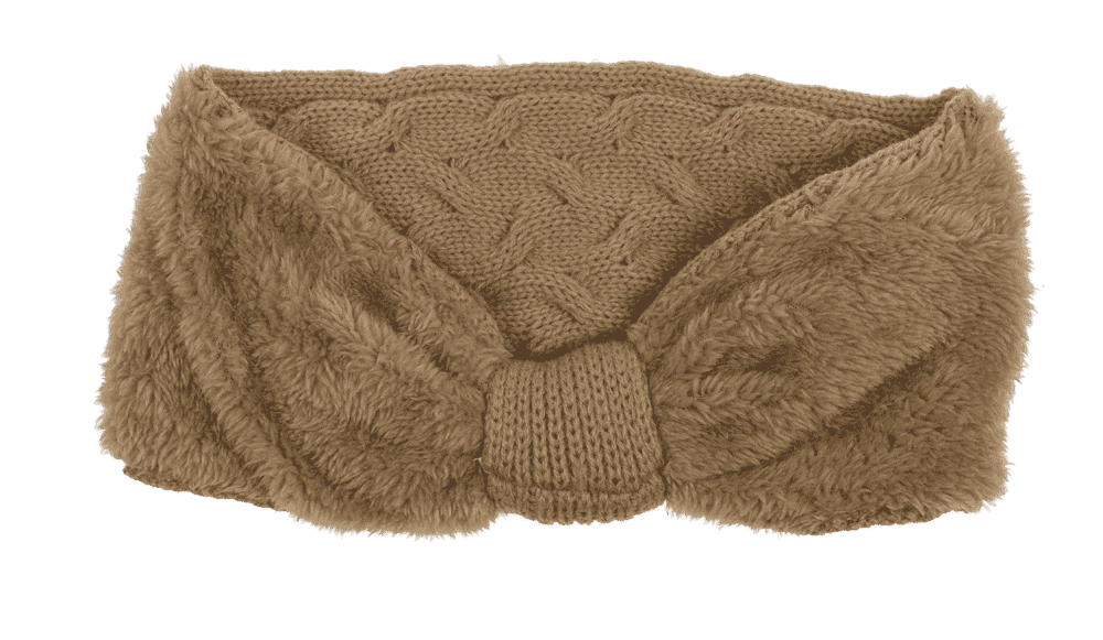 Winter ladies headband, with inner lining,