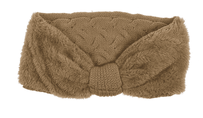 Winter ladies headband, with inner lining,