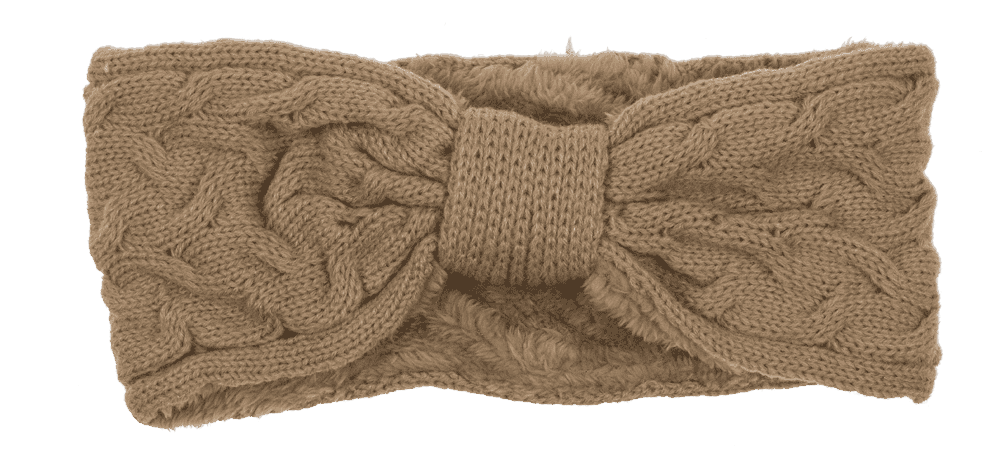 Winter ladies headband, with inner lining,