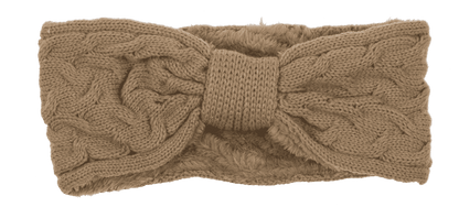 Winter ladies headband, with inner lining,