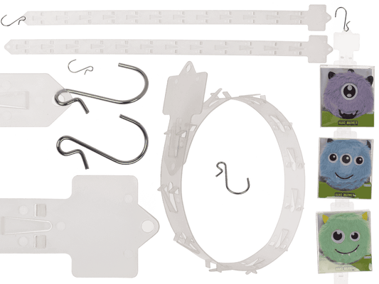 Clip Strip with Headboard, Display,