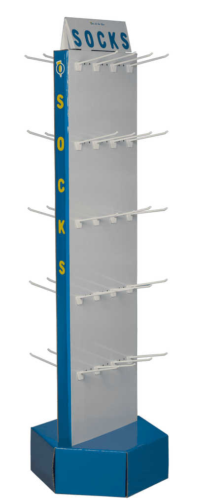 Floor display, Socks,