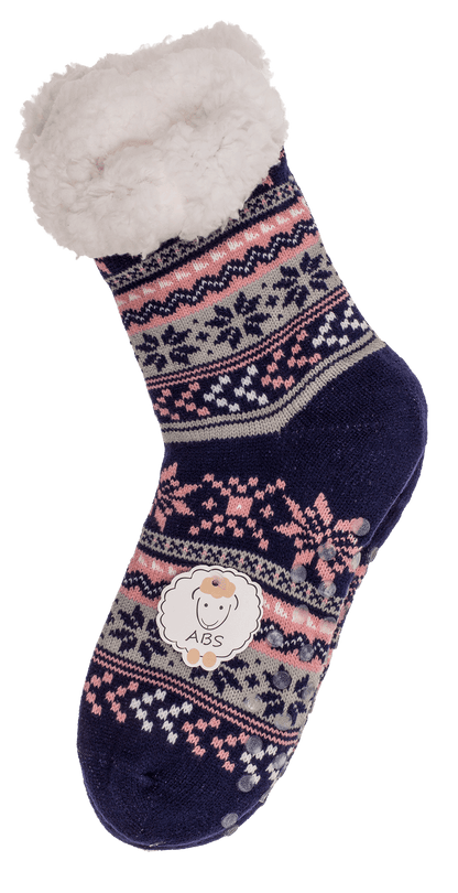 Women comfort socks, Reindeer & Ice Flower,