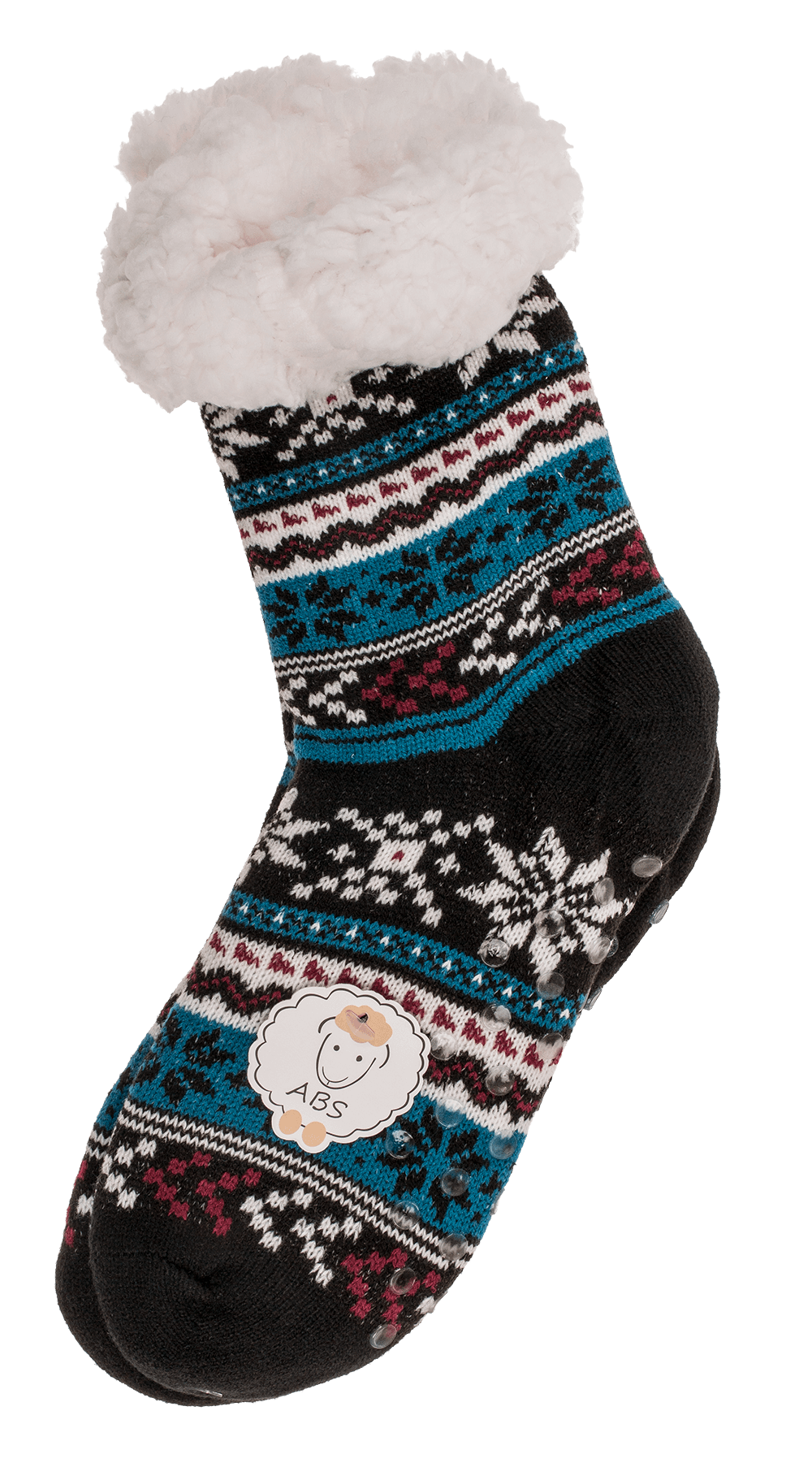 Women comfort socks, Reindeer & Ice Flower,