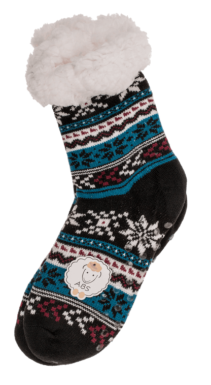 Women comfort socks, Reindeer & Ice Flower,