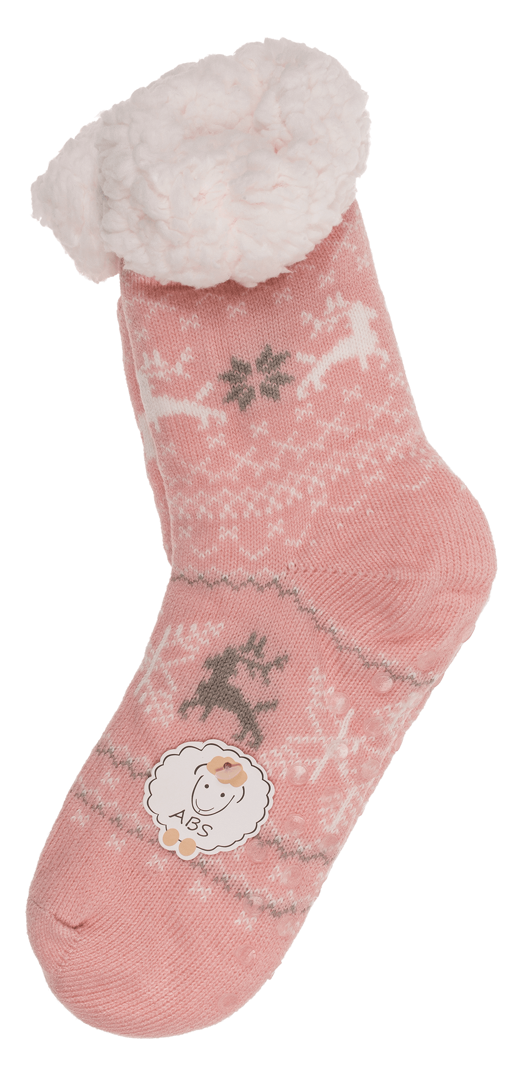 Women comfort socks, Reindeer & Ice Flower,