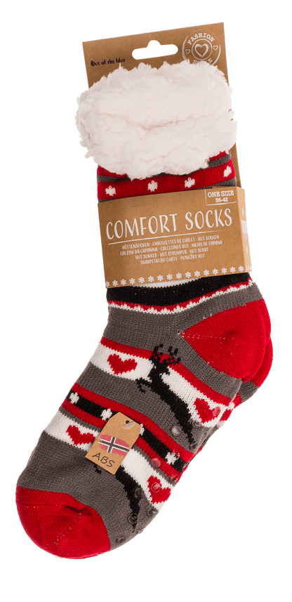 Women comfort socks, Ice Flower & Reindeer